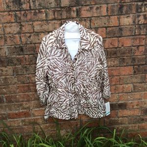 3 for 15$.Alfred Dunner tunic.. animal print